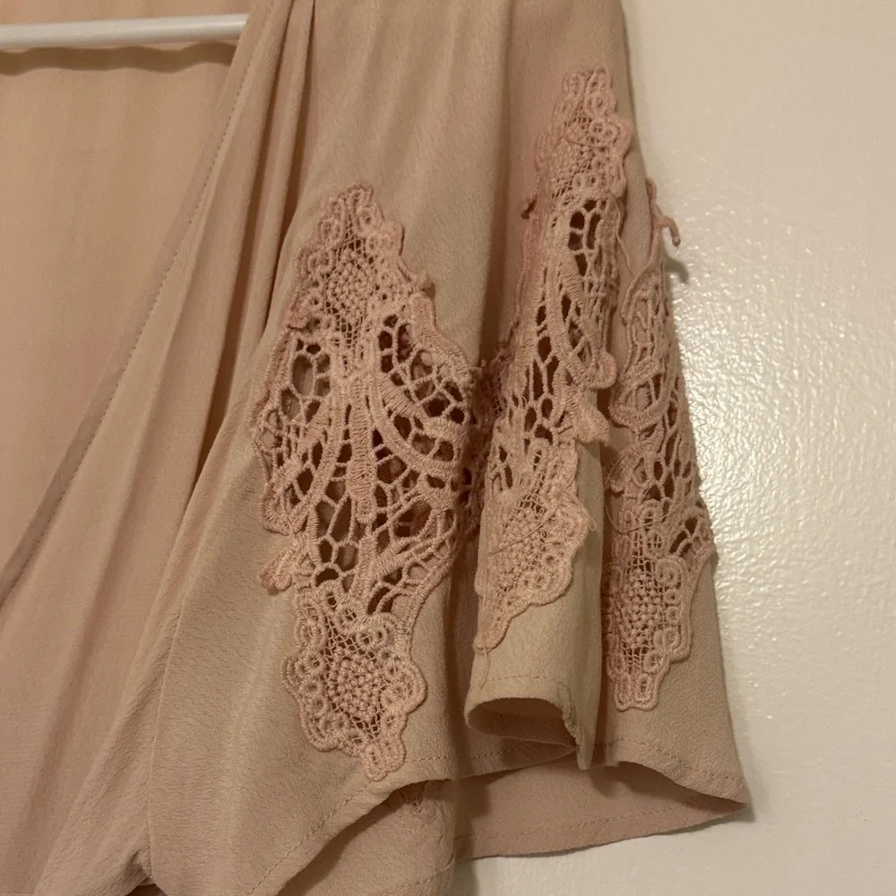 Astr Blush High Low Wrap Dress - Picture 3 of 7